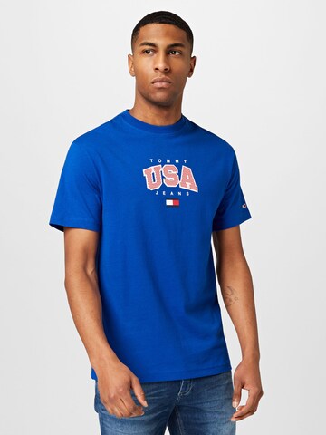 Tommy Jeans T-Shirt 'Classic' in Blau: Vorderseite