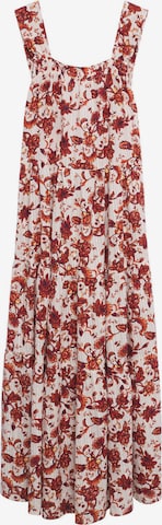 MANGO Summer Dress 'Coquet' in Red: front