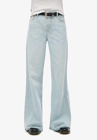 Superdry Wide leg Jeans in Blauw