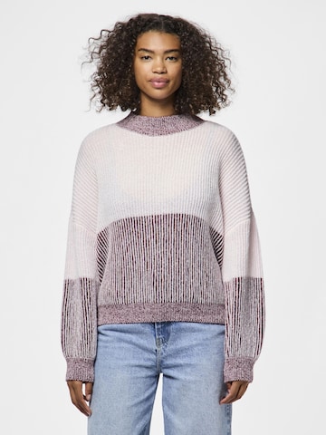 PIECES Sweater 'NELLA ' in White: front