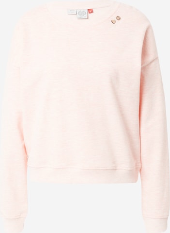 Ragwear Sweatshirt 'BLESED' i rosa: framsida