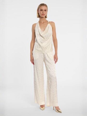 Wide Leg Pantalon ' Dogla ' Ana Alcazar en blanc