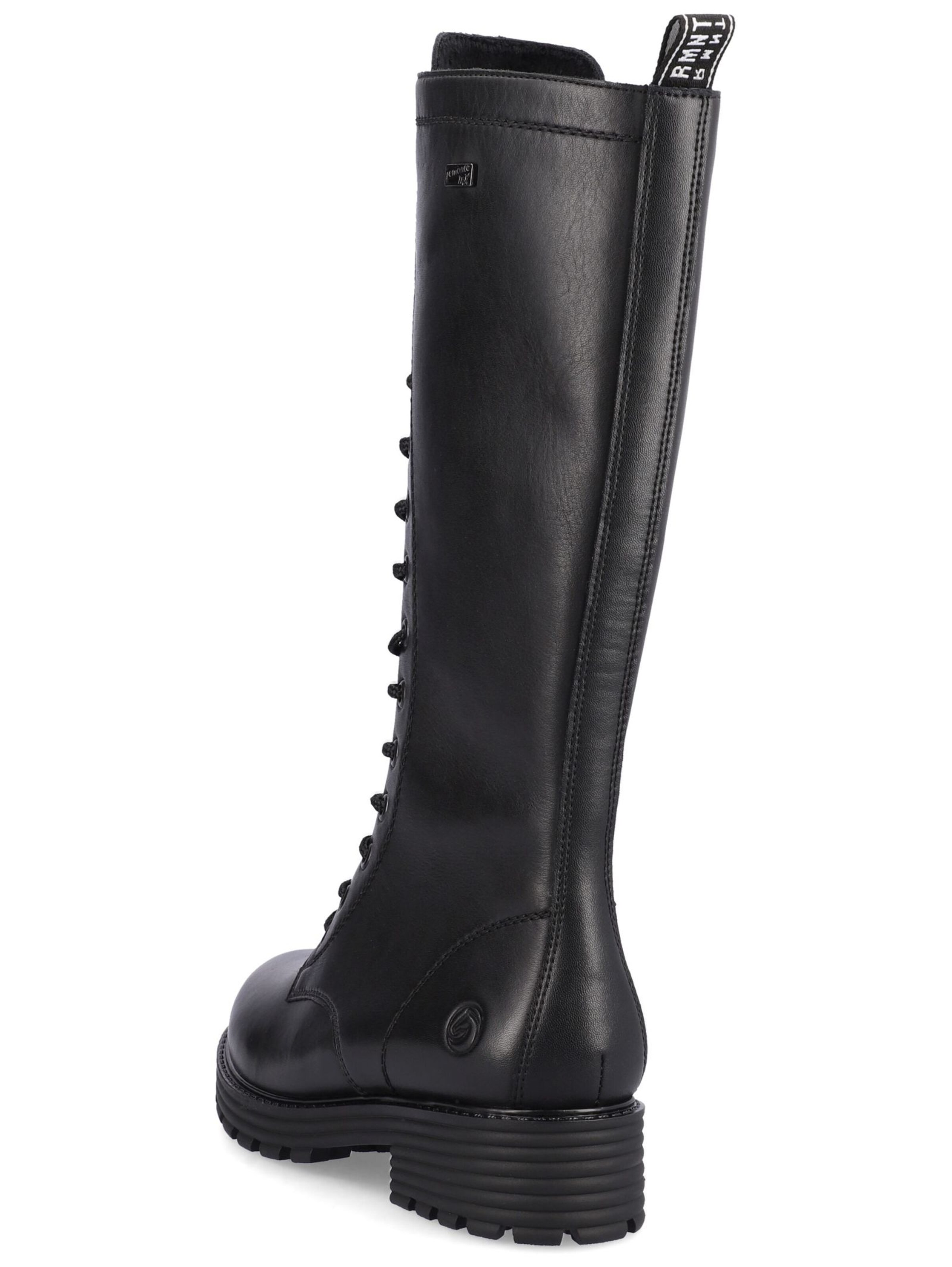 REMONTE Schnürstiefel in Schwarz