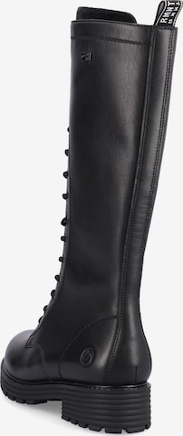 REMONTE Schnürstiefel in Schwarz