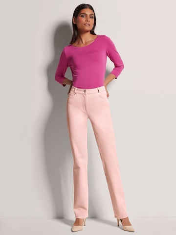 Coupe slim Jean MADELEINE en rose