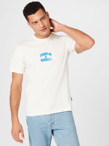 T-Shirt FRANKLIN & MARSHALL en blanc : devant