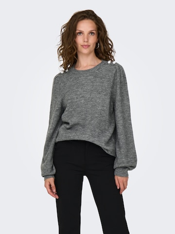 JDY Sweater 'JDYELANORA' in Grey