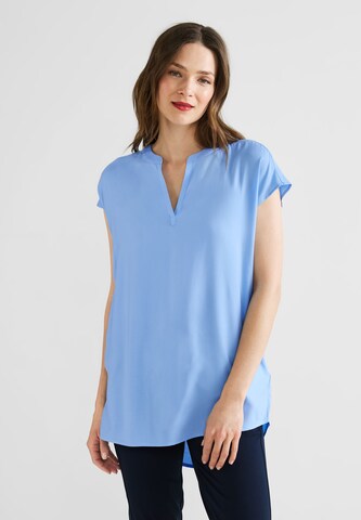 STREET ONE Blouse in Blue: front