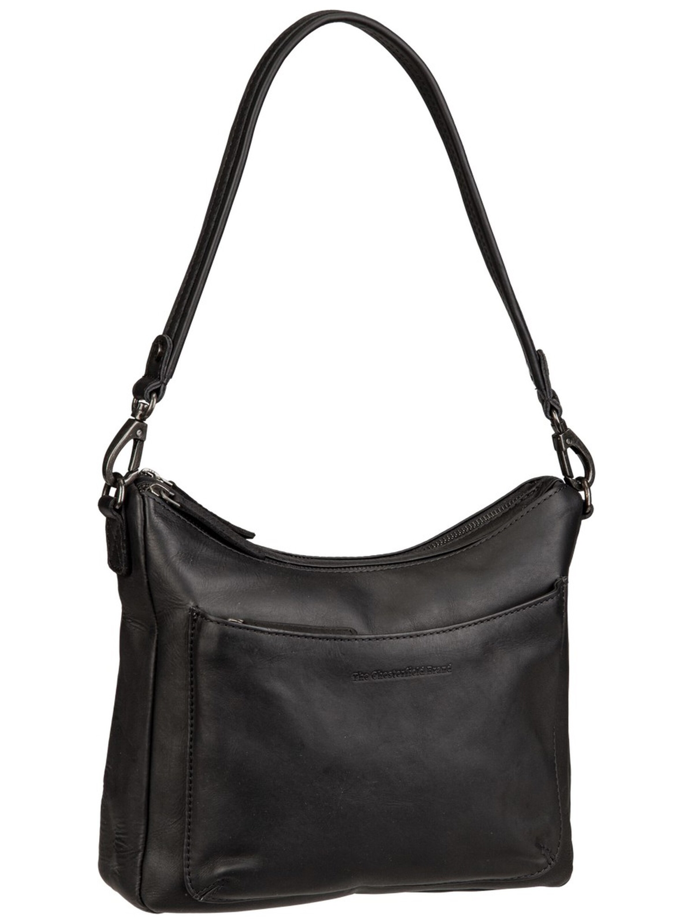 The Chesterfield Brand Shoulder Bag 'Tivra' in Black: front