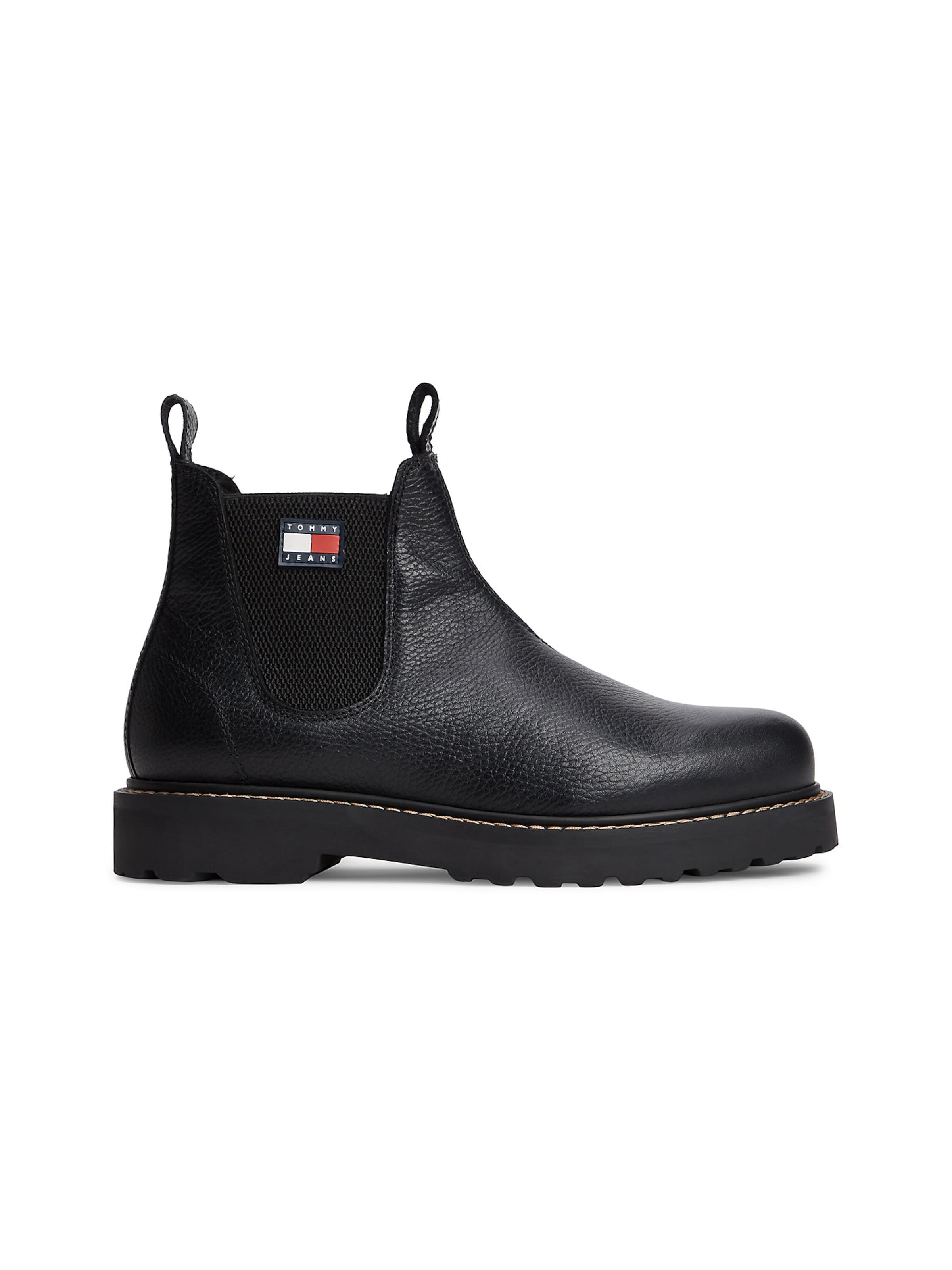 Tommy Jeans Chelsea Boots in Black