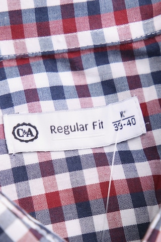 C&A Button Up Shirt in M in Blue