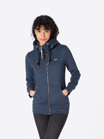 Giacca di felpa 'Neska' di Ragwear in blu: frontale