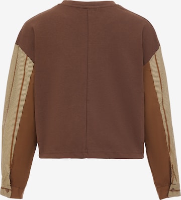 HOMEBASESweater majica - smeđa boja