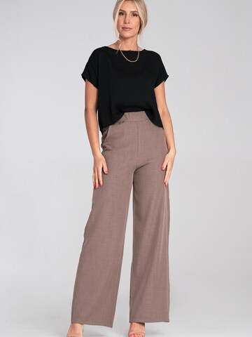 Figl Loosefit Broek 'M1197' in Bruin