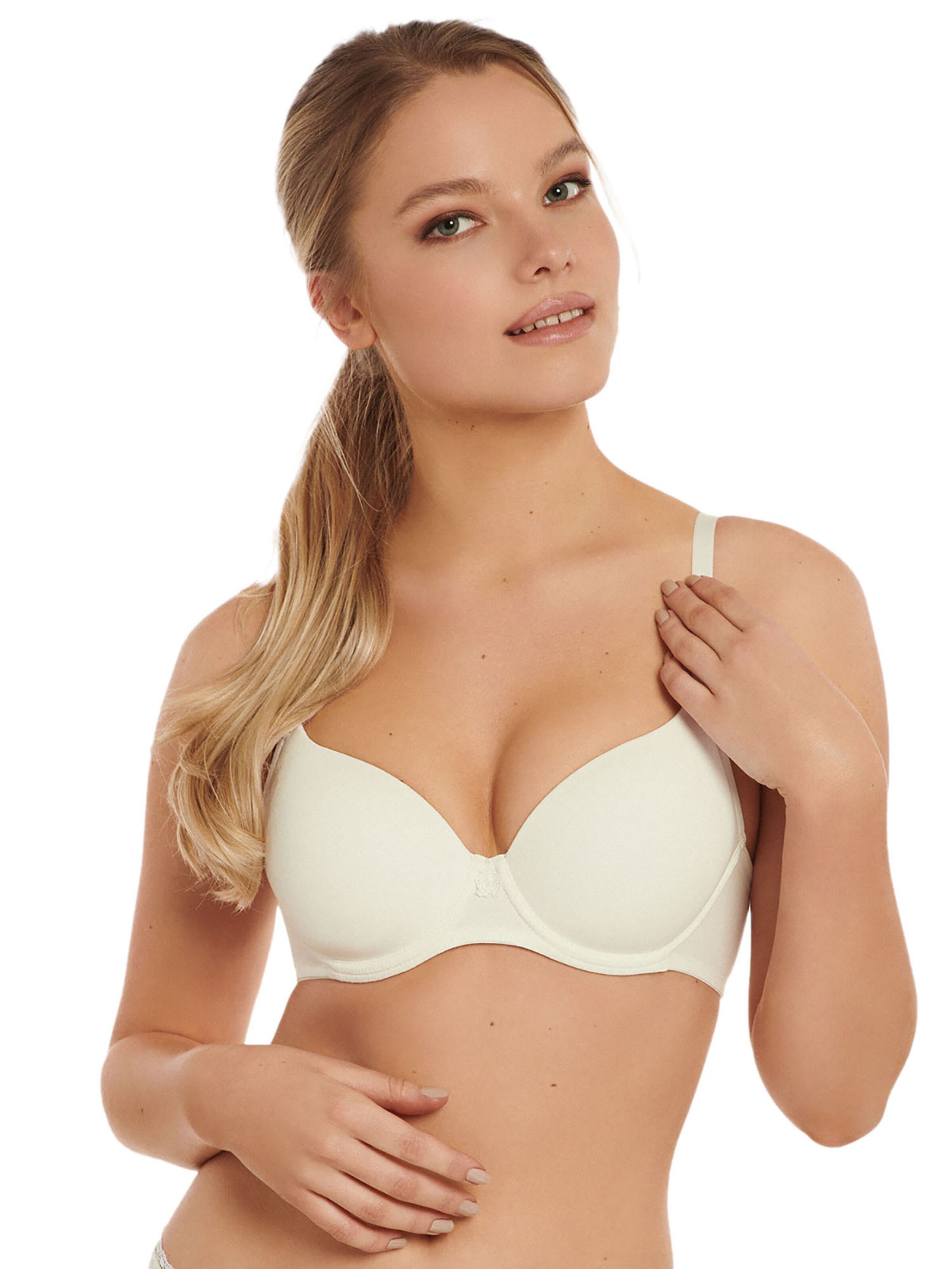 Lisca T-shirt Bra 'Ines' in Beige