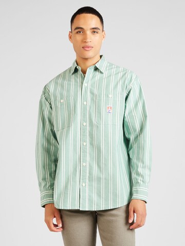 Regular fit Camicia 'CASEY' di WRANGLER in verde: frontale