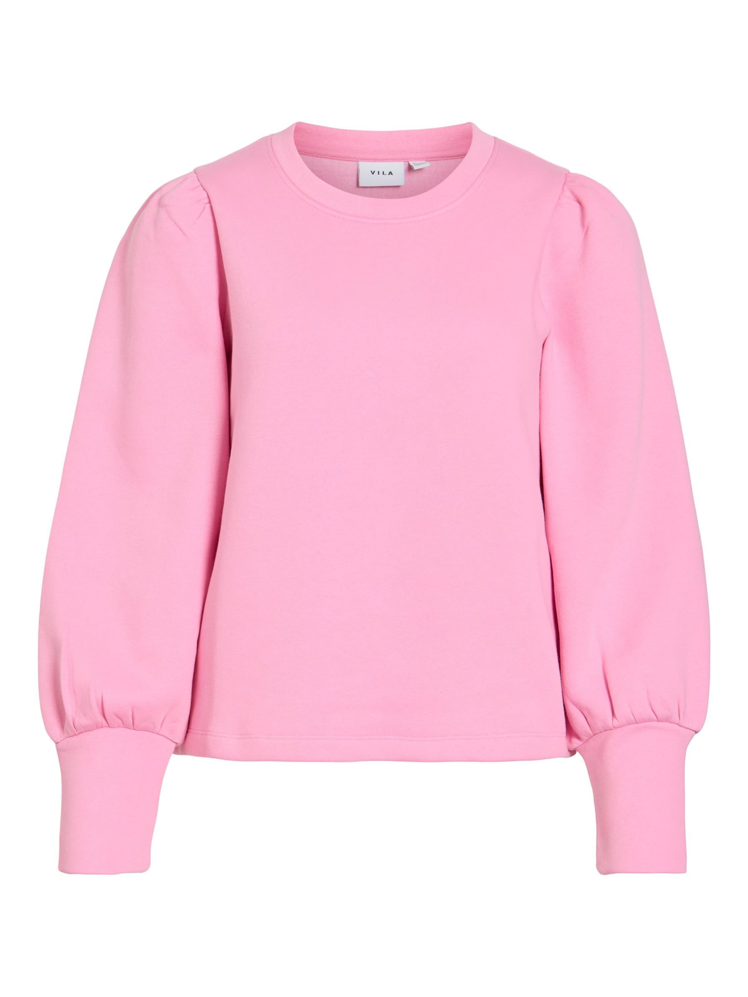 Sweat-shirt 'VIVera' VILA en rose : devant