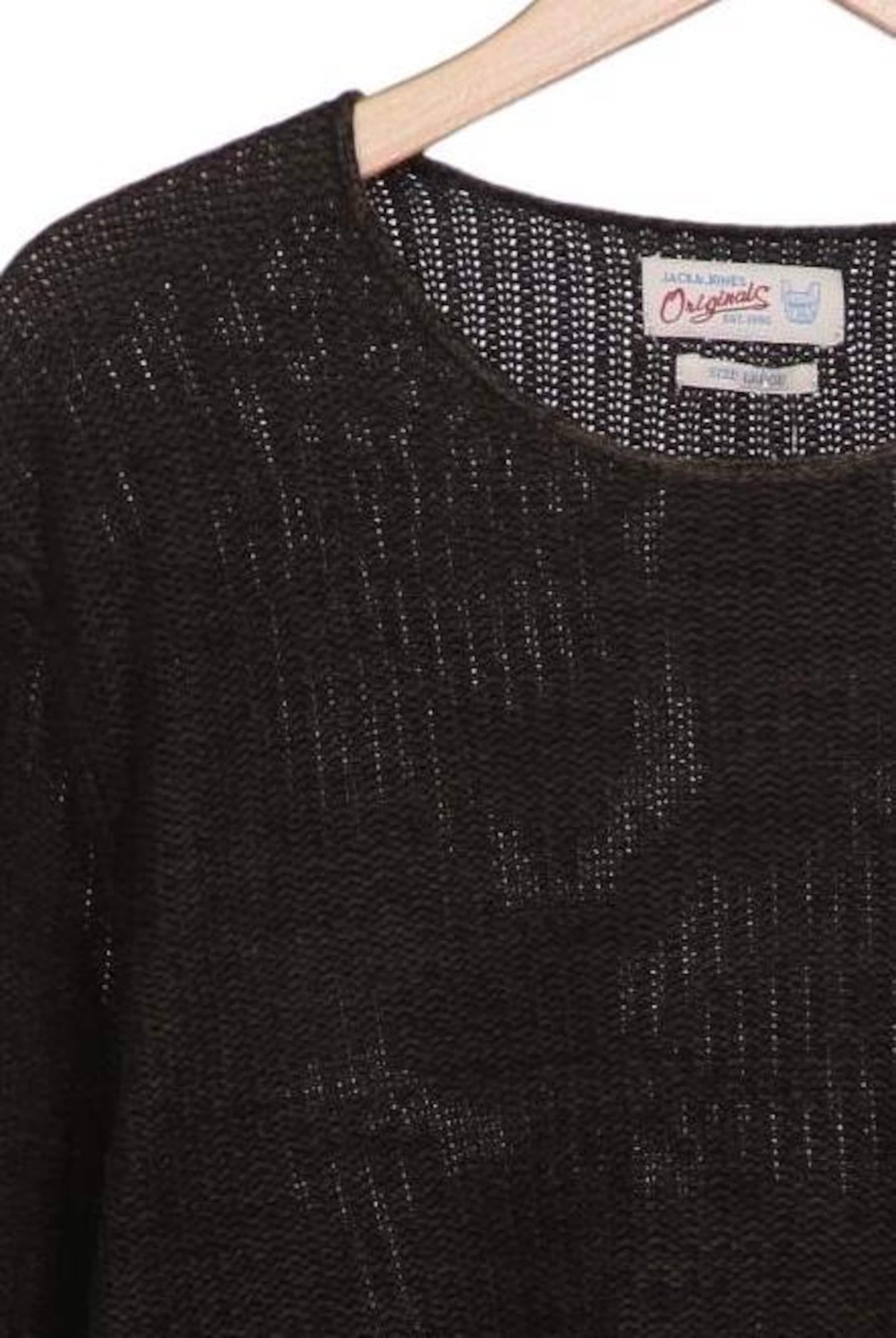 JACK & JONES Pullover L in Schwarz