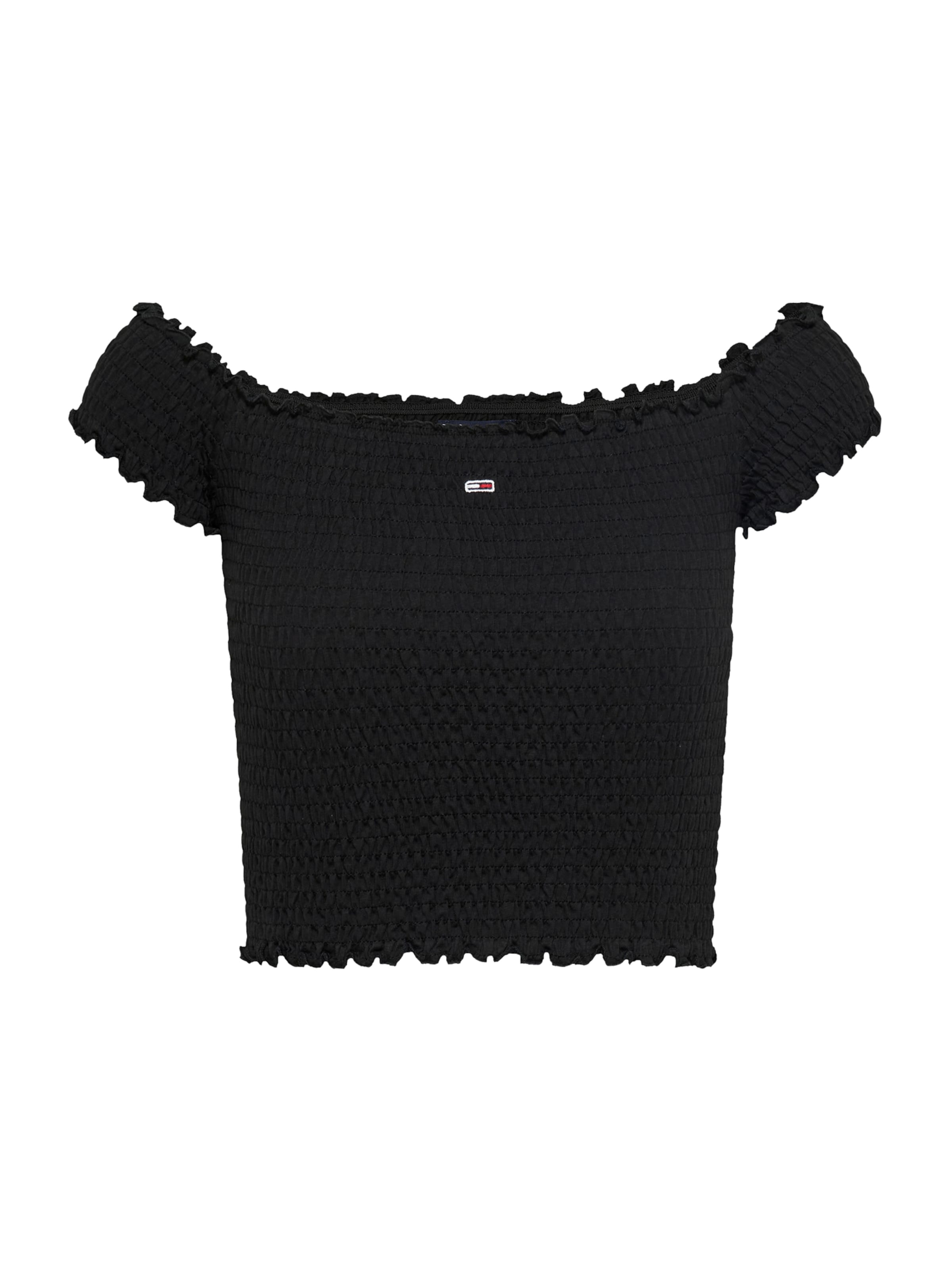 Tommy Jeans Τοπ σε μαύρο: μπροστά