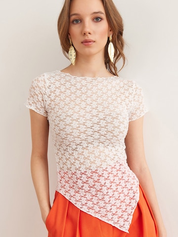 olalook - Camiseta en blanco