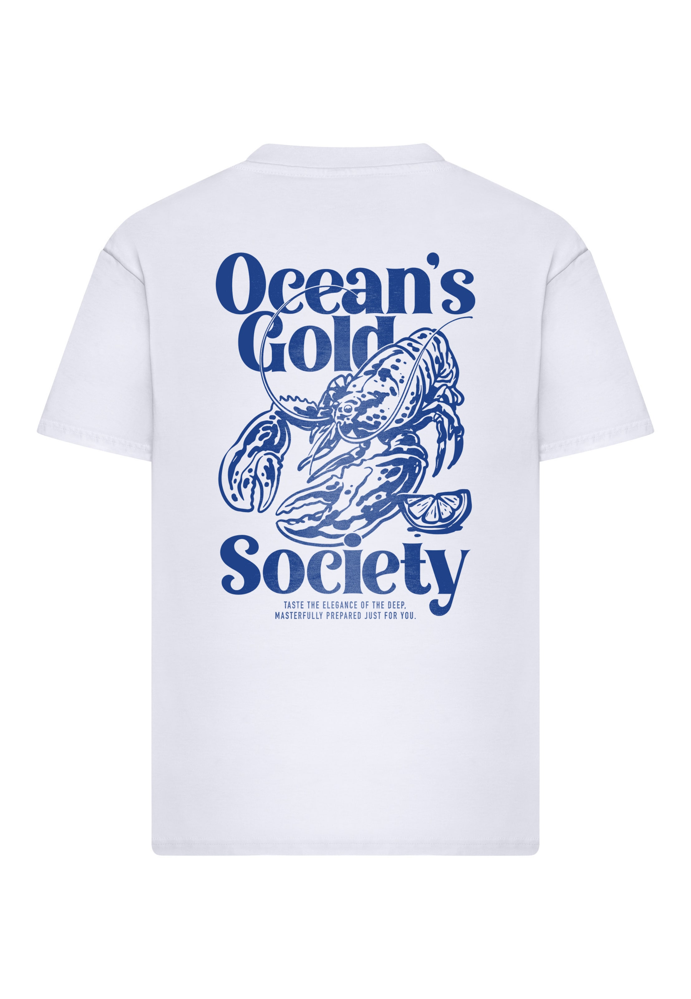 Mister Tee - Camisa 'Oceans Gold' em branco