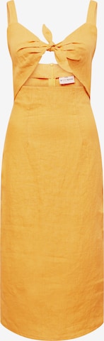 A LOT LESS - Vestido 'Heidi' en naranja: frente