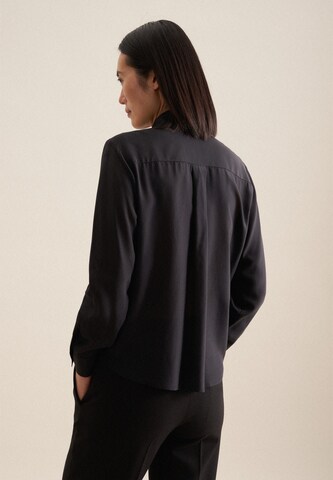 SEIDENSTICKER Blouse 'Schwarze Rose' in Zwart
