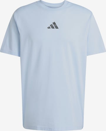 ADIDAS PERFORMANCE Sportshirt in Blau: Vorderseite