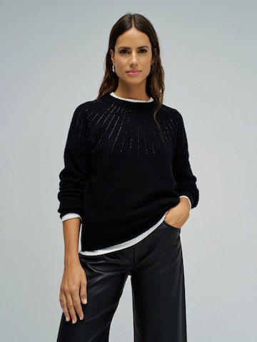 Salsa Jeans Langarm-shirts in Schwarz: Vorderseite