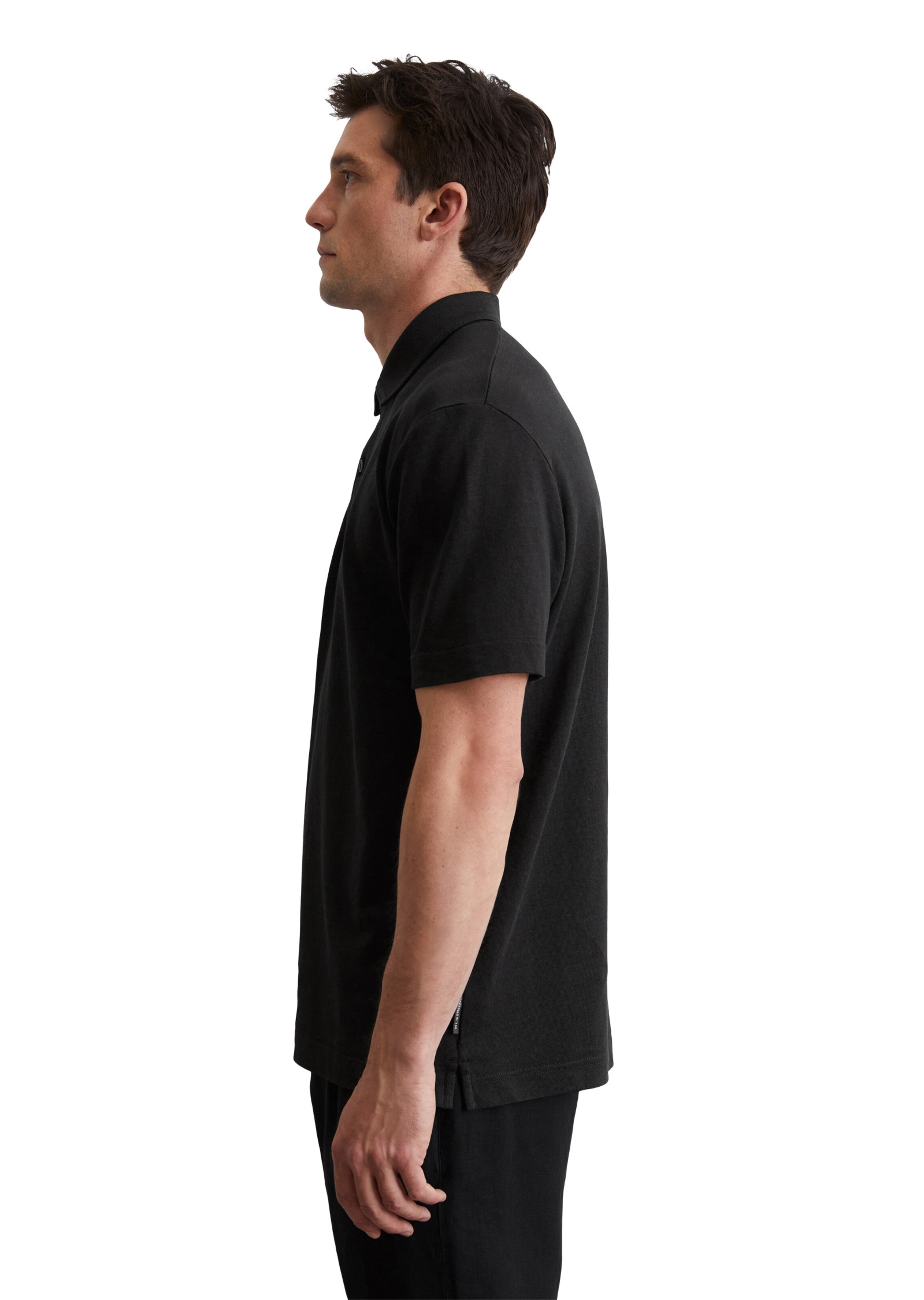 Marc O'Polo Poloshirt in Schwarz