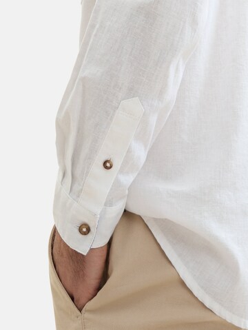 TOM TAILOR - Regular Fit Camisa em branco