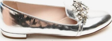 Miu Miu Flats & Loafers in 35 in Silver: front