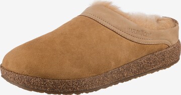 HAFLINGER Slippers in Beige: front