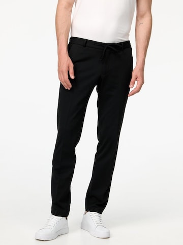 Zuitable Slim fit Pants 'DiSpartaflex SE' in Black: front