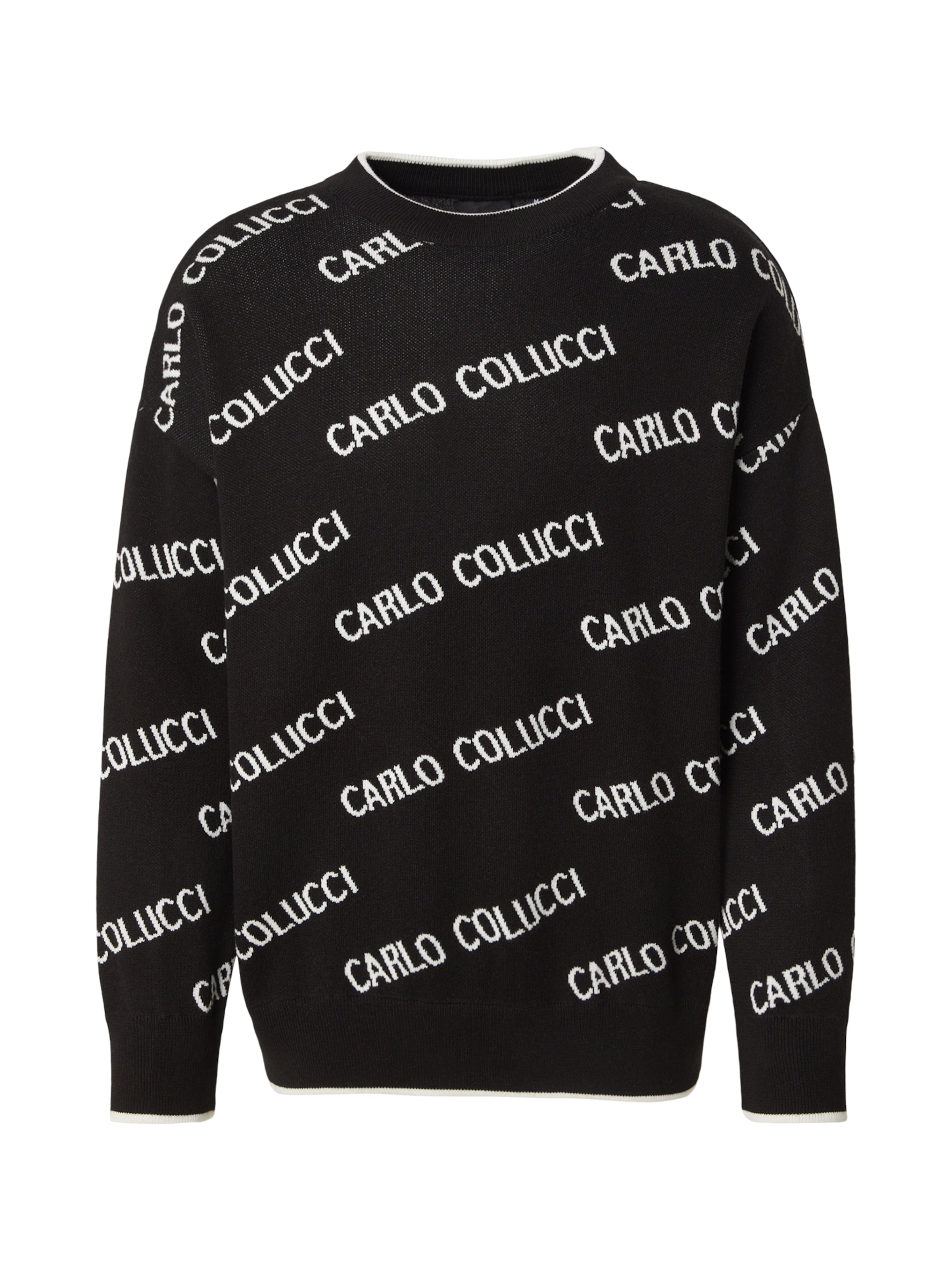 Carlo Colucci Sweater in Black: front