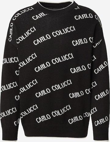Carlo Colucci Pullover i sort: forside