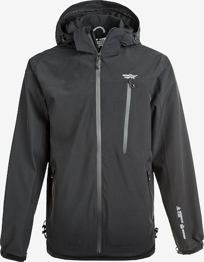 Weather Report Outdoor jakna 'Delton' u siva / crna / bijela, Pregled proizvoda