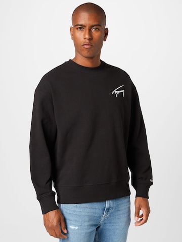 TOMMY HILFIGER Sweatshirt in Black: front