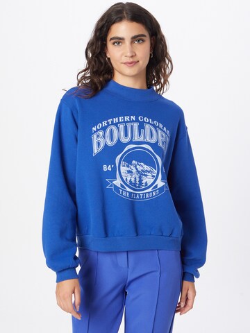 Sweat-shirt HOLLISTER en bleu : devant