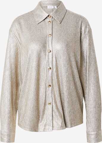 NÜMPH Blouse 'YDUN' in Silver: front