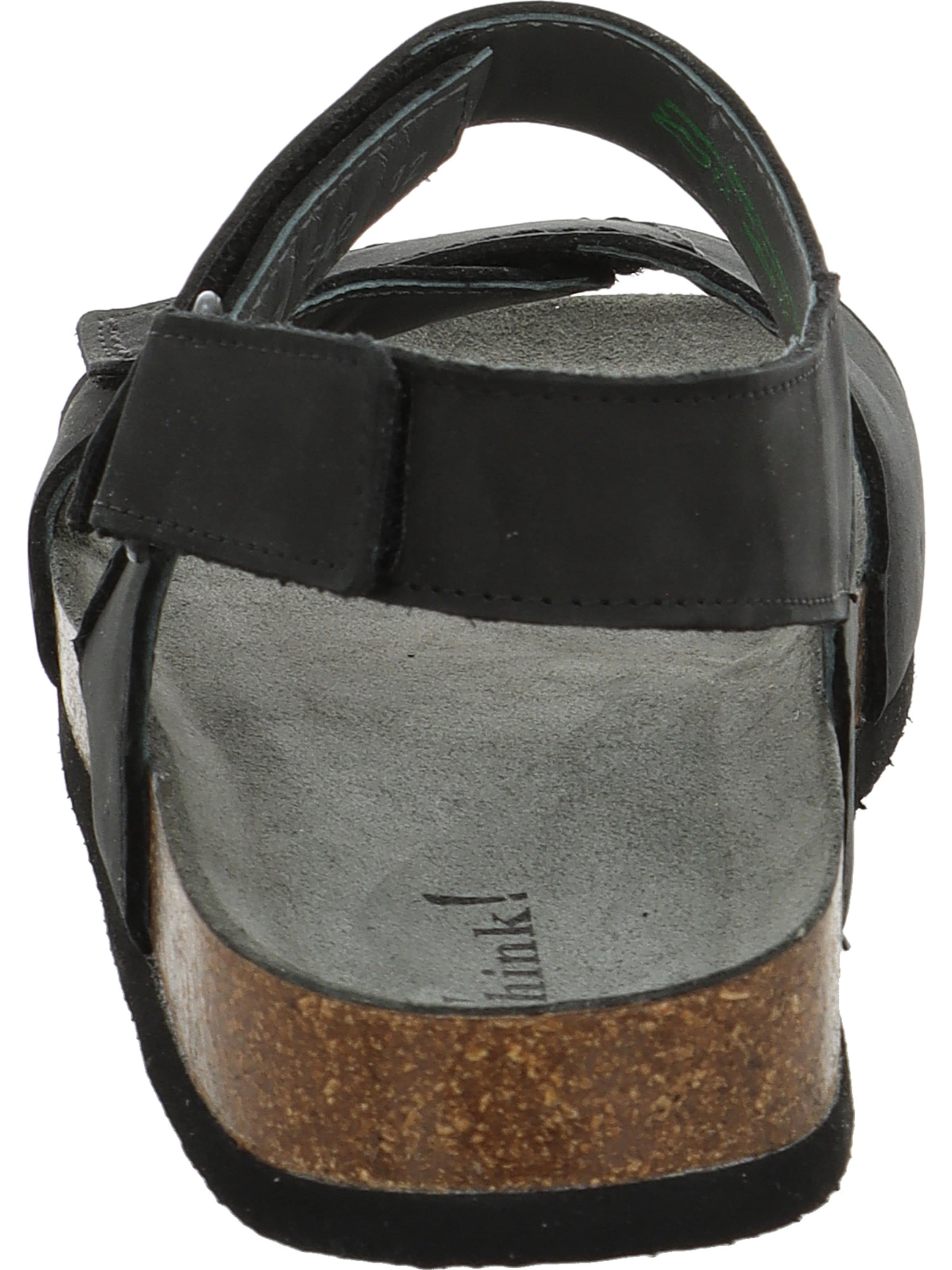 THINK! Sandale 'Wolfi' in Schwarz