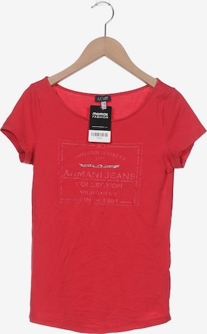 Armani Jeans T-Shirt M in Rot: predná strana