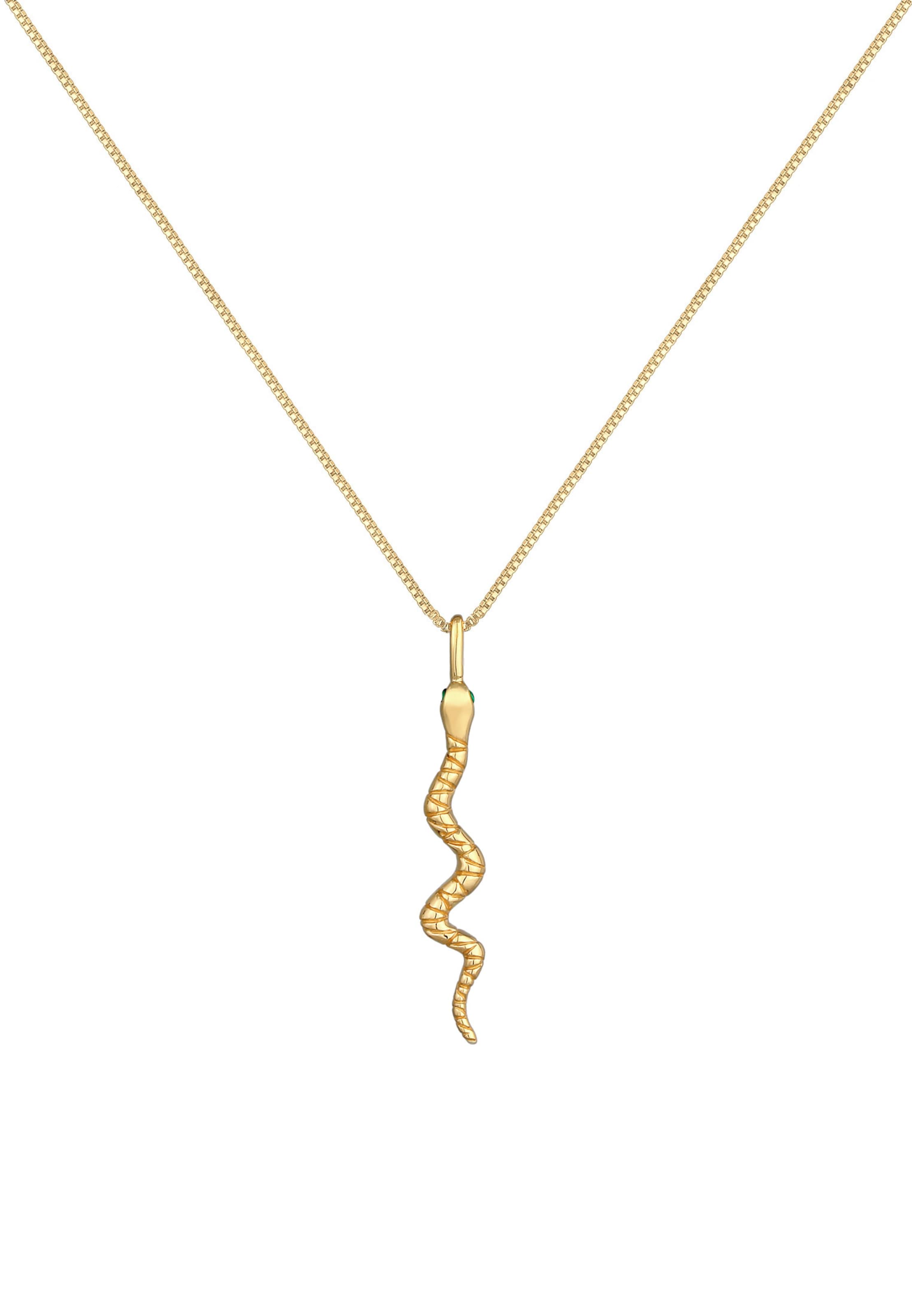 ELLI Retiazka 'Schlange' - Zlatá