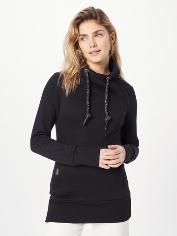 Ragwear Sweatshirt 'Neska' in Zwart: voorkant