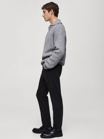 MANGO MAN Regular Jeans 'BEN' in Black