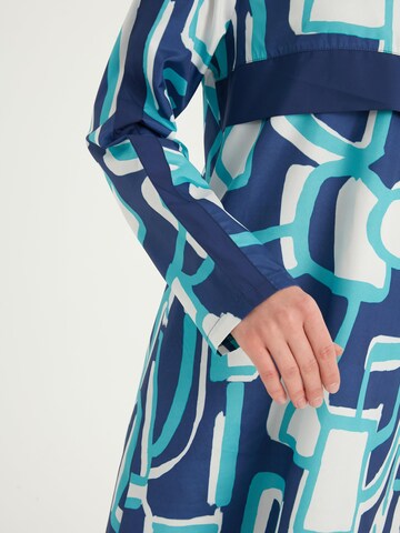 Riva Mera by Marina High neck Swimsuit Dress 'Riva Mera by Marina' in Blue