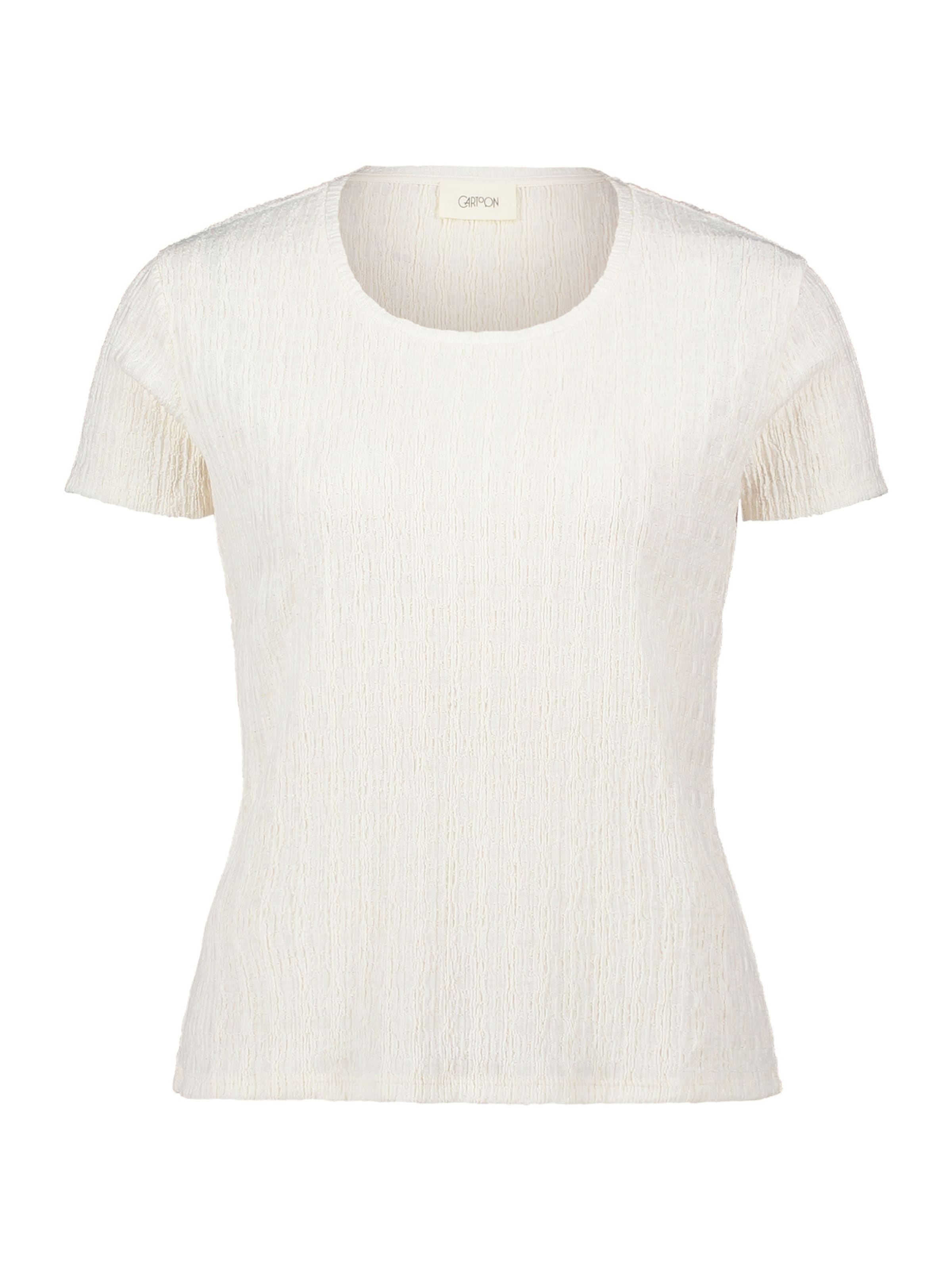 T-shirt Cartoon en beige : devant