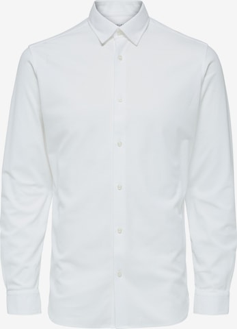 SELECTED HOMME Slim fit Overhemd in Wit: voorkant