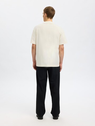 SELECTED Shirt 'Nous Vous x Selected' in Beige