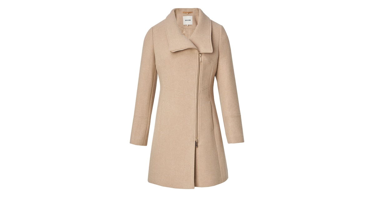 Salsa Jeans Winter Coat in Sand ABOUT YOU